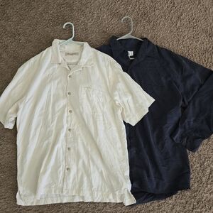 Black Casual Button Down Shirts